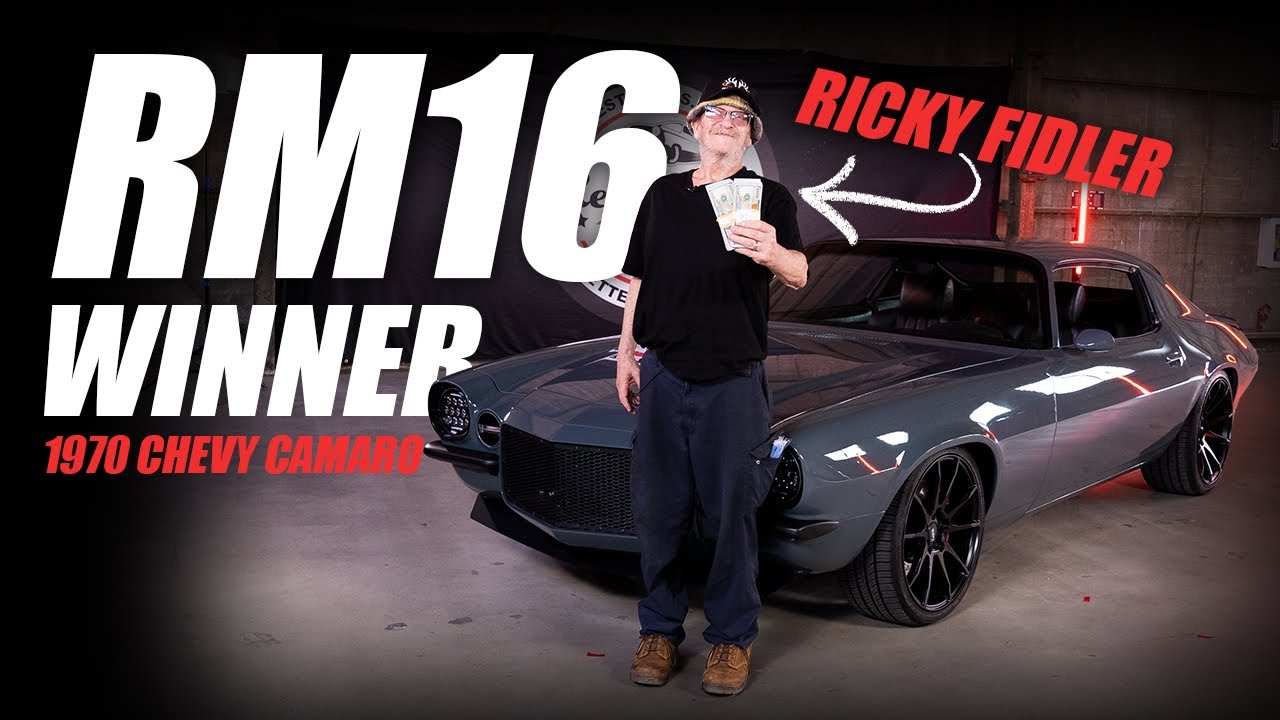 Small Town Man RICKY FIDLER is the RM16 1970 Camaro WINNER