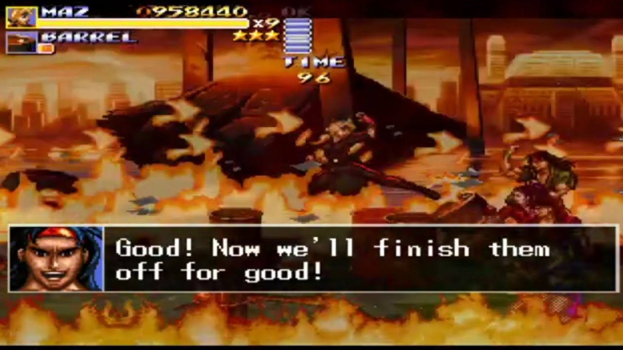 Streets of rage remake V5.1 SoRMaker MOD - The New Syndicate(Maz self-gameplay/Mania)