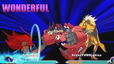 MvC2: Braveyungjablez - Felicia Invincibility (Hyper Sand Splash) vs Tron proj