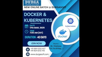 🚀 Docker & Kubernetes Online Training | New Batch Starts 17th March 2025 | Enroll Now! 🔥