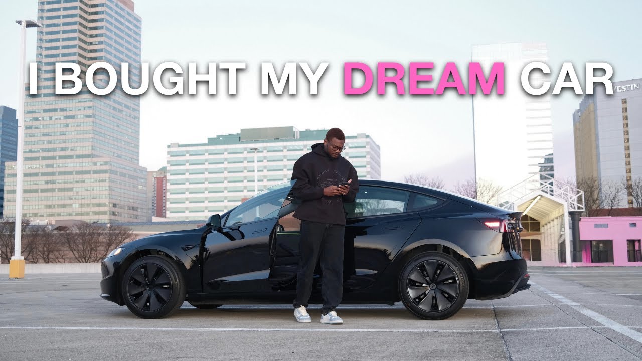 I Bought my DREAM 2025 Tesla Model 3 | Delivery Day - YouTube