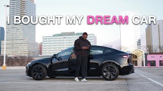 I Bought my DREAM 2025 Tesla Model 3 | Delivery Day