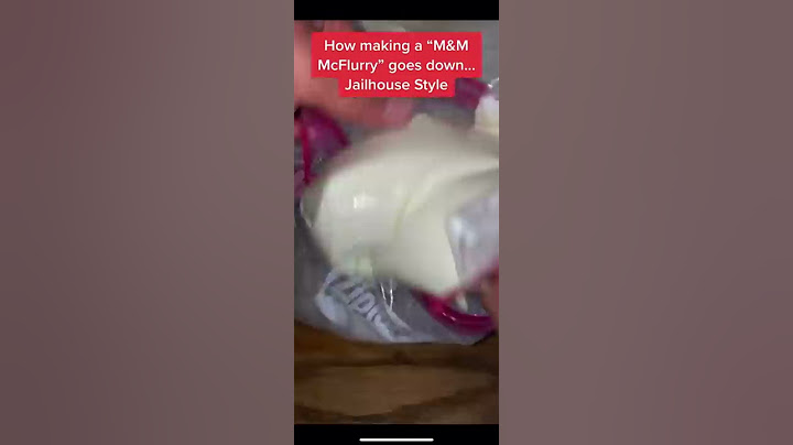 Making a M&M McFlurry! - Jailhouse Style! @freebunky #FYP #Dpeezy2099 #Bussin