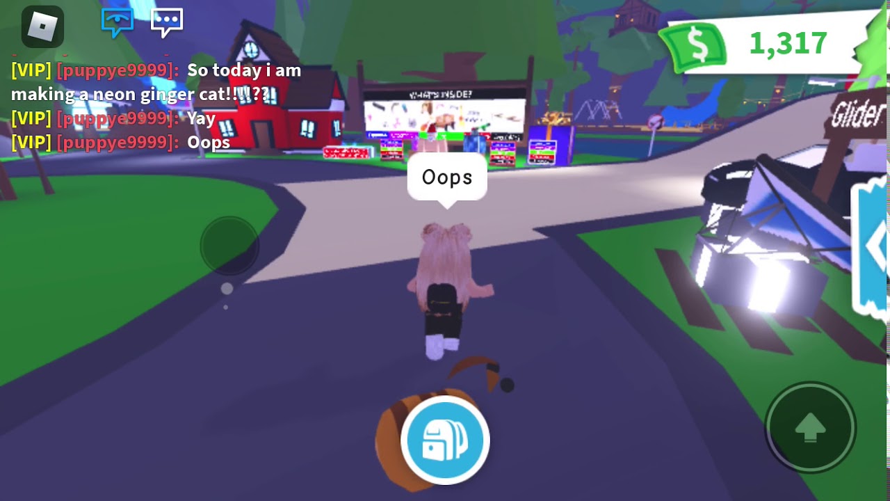 MAKING A NEON GINGER CAT in adopt me YouTube