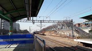 7383호 디젤전기기관차 견인 용산-익산 무궁화 1559 열차