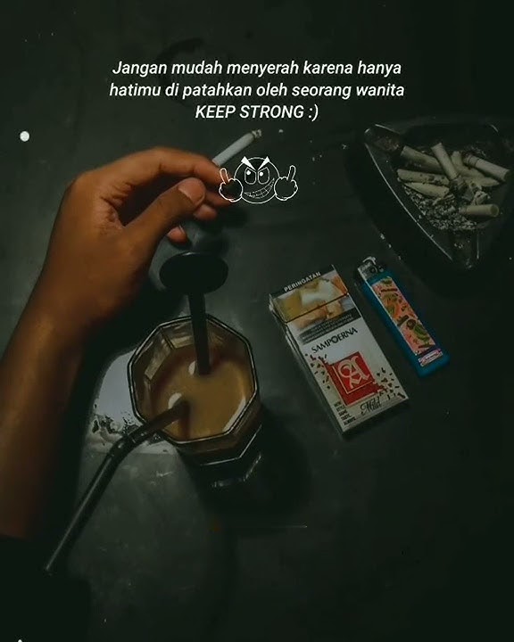Story WA Kopi Hitam Jangan Mudah Menyerah