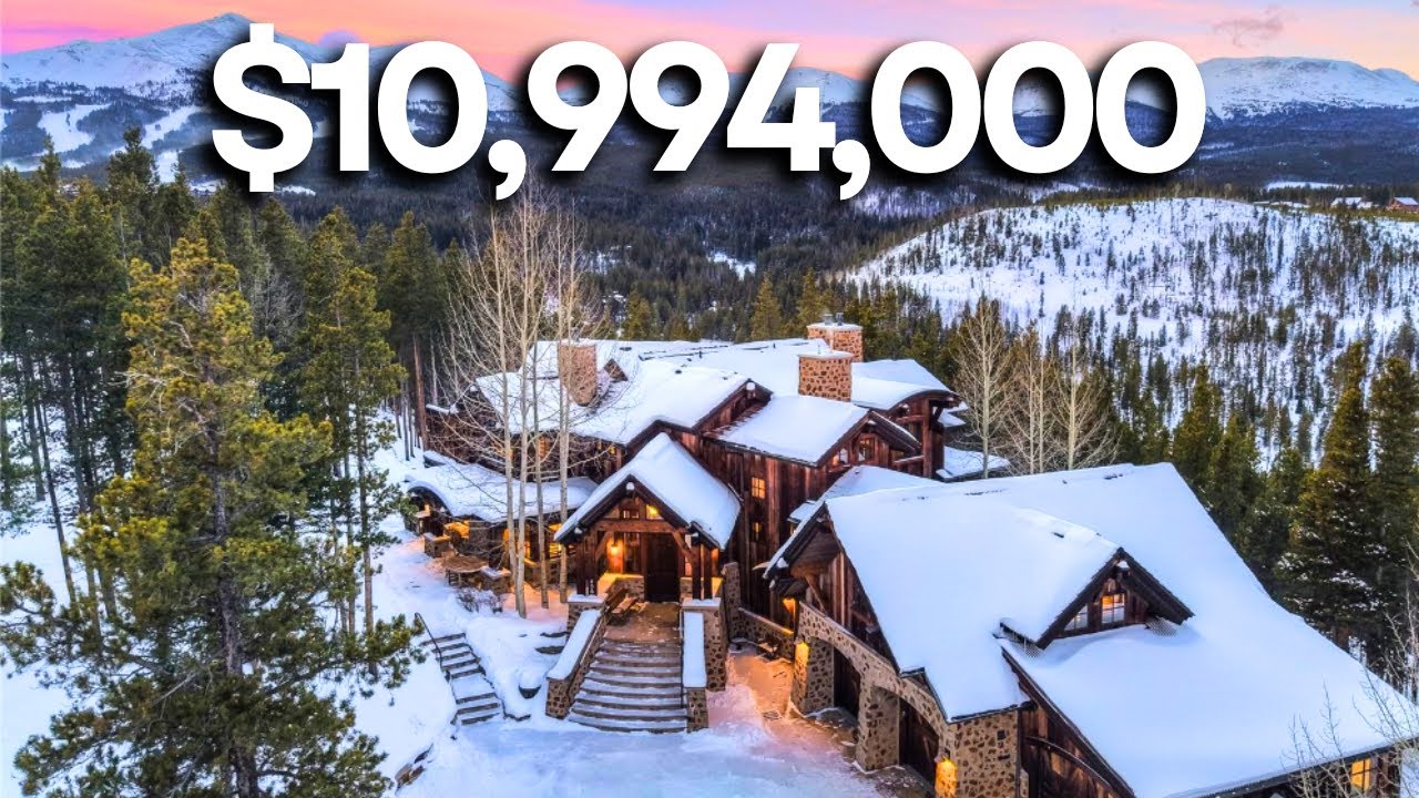 Tour This INCREDIBLE $10,994,000 Home in the Most Prestigious Neighborhood in Breckenridge Colorado