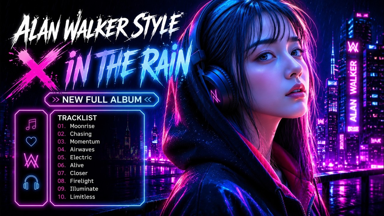 ALAN WALKER STYLE X IN THE RAIN || MOONRISE || NEW FULL ALBUM 2026