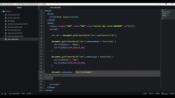 JavaScript Game Development Course Demo - User Inputs