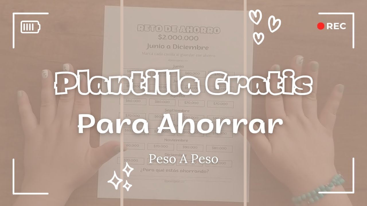 💰 Reto de Ahorro 2 MILLONES | Junio a Diciembre | Plantilla GRATIS para imprimir