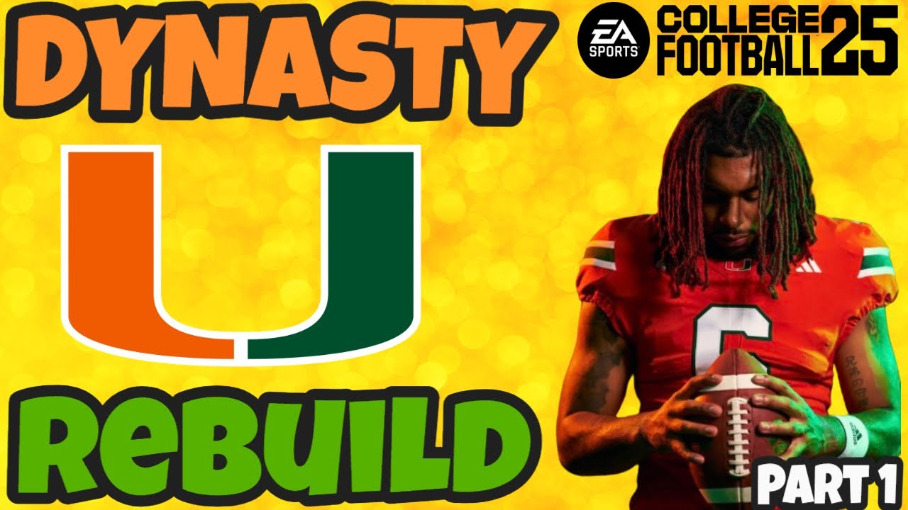 College Football 25 - DYNASTY REBUILD CHALLENGE!