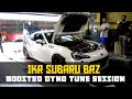 I.K.R Subaru BRZ 1st Boosted Dyno tune Session.