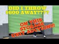 This STORAGE unit AUCTION  did not go as EXPECTED!!! Money WASTED or MADE??????