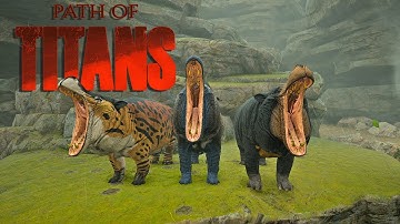 Three Little Piggies Went To HUNT! Andrewsarchus Mod -Path of Titans Gameplay-