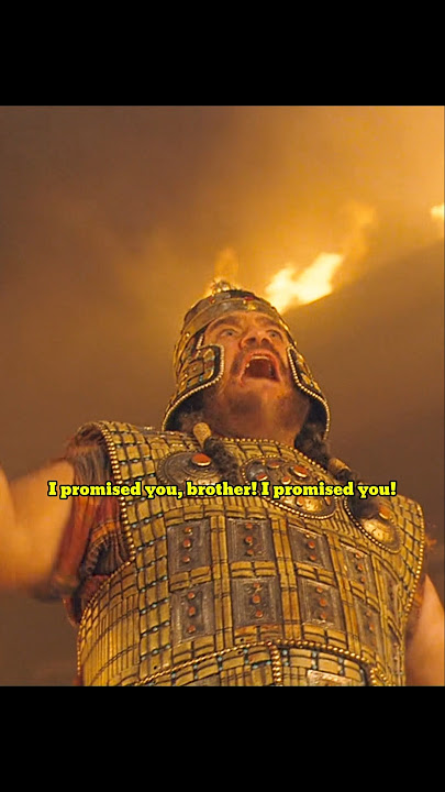 I promised you, brother! I promised you! #troy #agamemnon #achilles #odysseus #priam #trojanwar