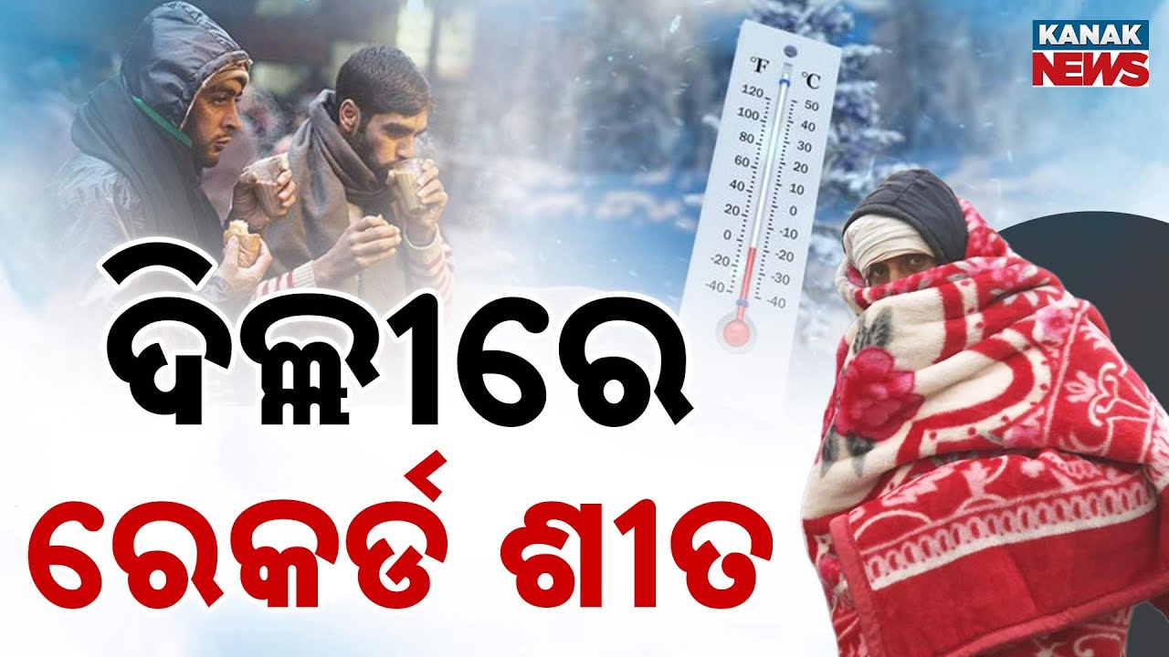 Record Cold Wave in Delhi | Temperature Drops to 2.3°C, Dense Fog Disrupts Normal Life