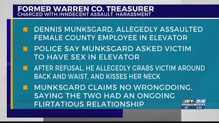 Former Warren County treasurer charged with indecent assault, harassment