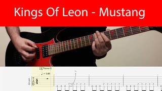 Kings Of Leon - Mustang Main Guitar Riffs With Tabs(Standard)