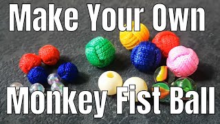 Monkey Fist Ball or Keychain for Magicians  How to Make