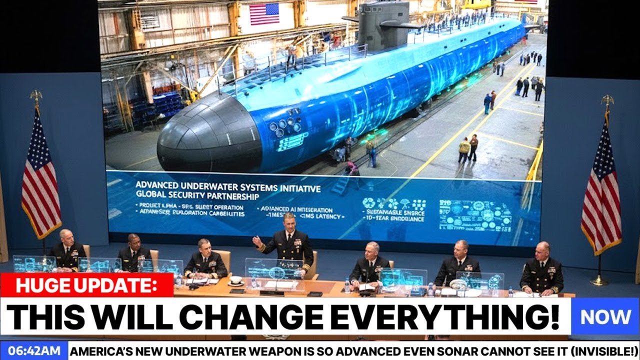Новое подводное оружие Америки настолько продвинуто, что его не видит даже сонар. НЕВИДИМЫЙ