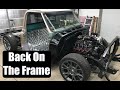 Painting The Firewall and Putting the Cab on the Frame (MILESTONE MOMENT) | 1970 LS Swap Chevy C10