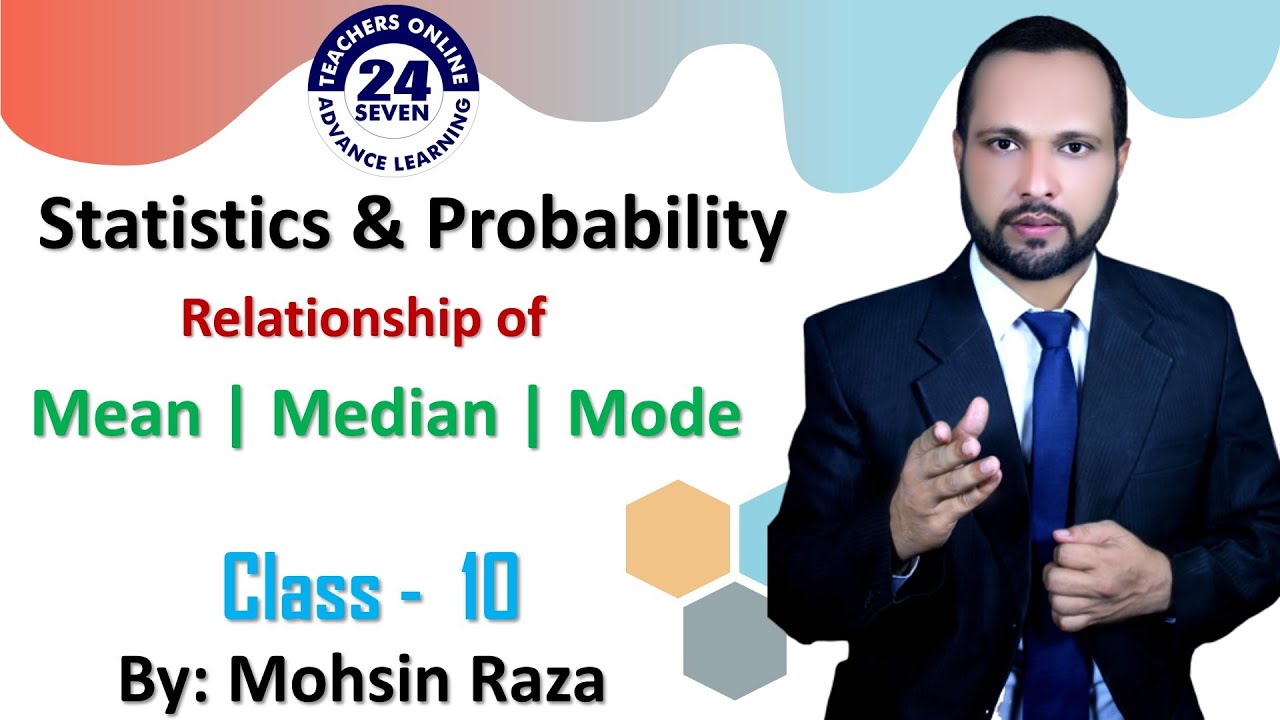 STA301 Short Lecture - 10 | VU Short Lecture | Relationship of Mean, Median, Mode in (Urdu / Hindi)