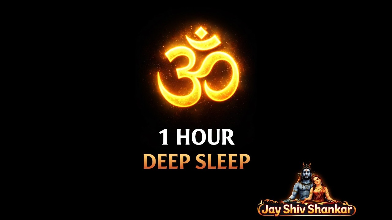 ॐ Meditation 1 Hour 🕉️ | Deep Sleep Om Chanting | Stress Relief & Inner Peace #OmMeditation