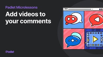 Add videos to your comments