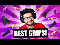 BEST GRIPS IN PUBG MOBILE  for LAZER SPRAYS! 😱 || FUNNIEST HIGHLIGHT BY HYDRA | Alpha! 🤩