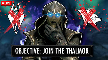 🔴 SKYRIM BUT I SLOWLY BECOME A THALMOR SPY AND DESTROY SKYRIM🔴