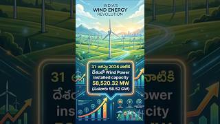 🇮🇳 భారతదేశంలోని Wind Power Projects | గాలి నుంచి విద్యుత్ ఎలా తయారవుతుంది? 🌬️⚡