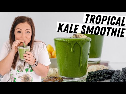 Tropical Kale Smoothie - Detoxinista