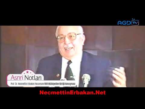 No 352 Prof  Dr  Necmettin ERBAKAN, Mülkiyeliler Birliği Konuşması İstanbul Vakfı 1991
