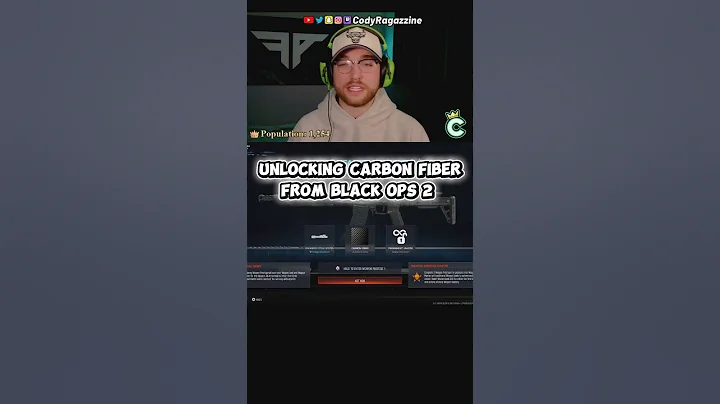 Unlocking Carbon Fiber Camo from Black Ops 2 Glitch 🔥 #fyp #CodyRagazzine #Blackops7 #Gameplay