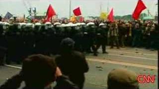 G8 Protesters Clash w Police (2007)