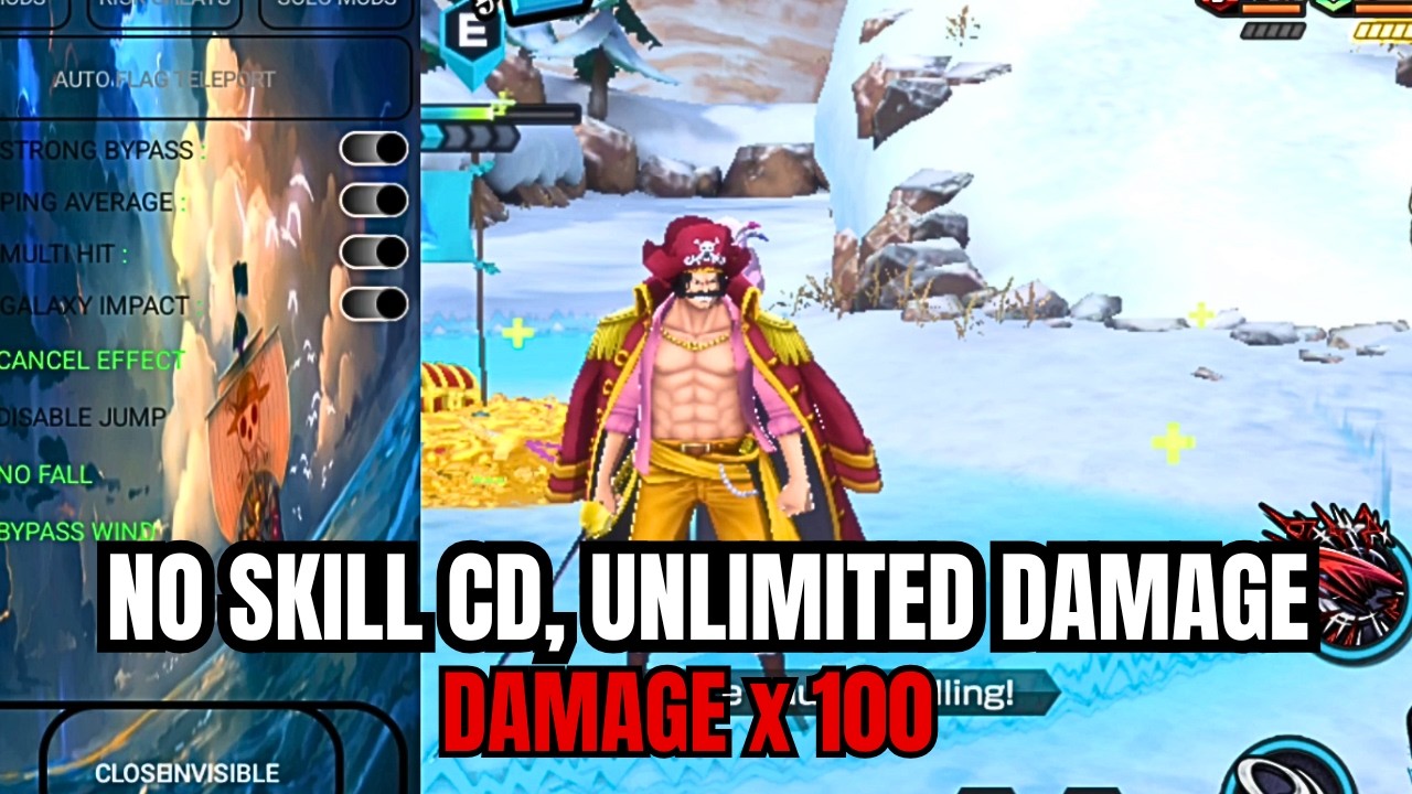 No Skill CD + Damage Multiplier | OPBR MEGA MOD MENU