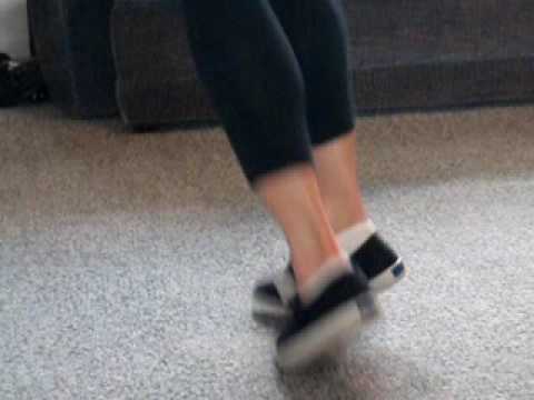 Jump Rope in black Keds Champs