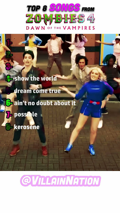 ranking the best ZOMBIES 4 SONGS #shorts