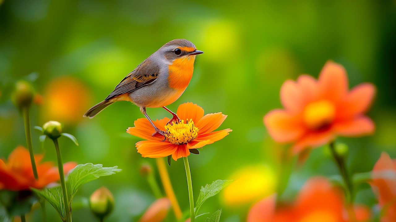 A Beautiful Bird In The Garden💐Relaxing Music to Boost Your Mood and Calm Your Soul & Mind ♥️🌿 A Beautiful Bird In The Garden💐Relaxing Music to Boost Your Mood and Calm Your Soul & Mind ♥️🌿