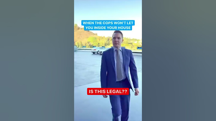 Kiedy policja nie wpuszcza Cię do domu