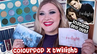 COLOURPOP X TWILIGHT FULL COLLECTION! I CAN'T BELIEVE THIS SOLD OUT!