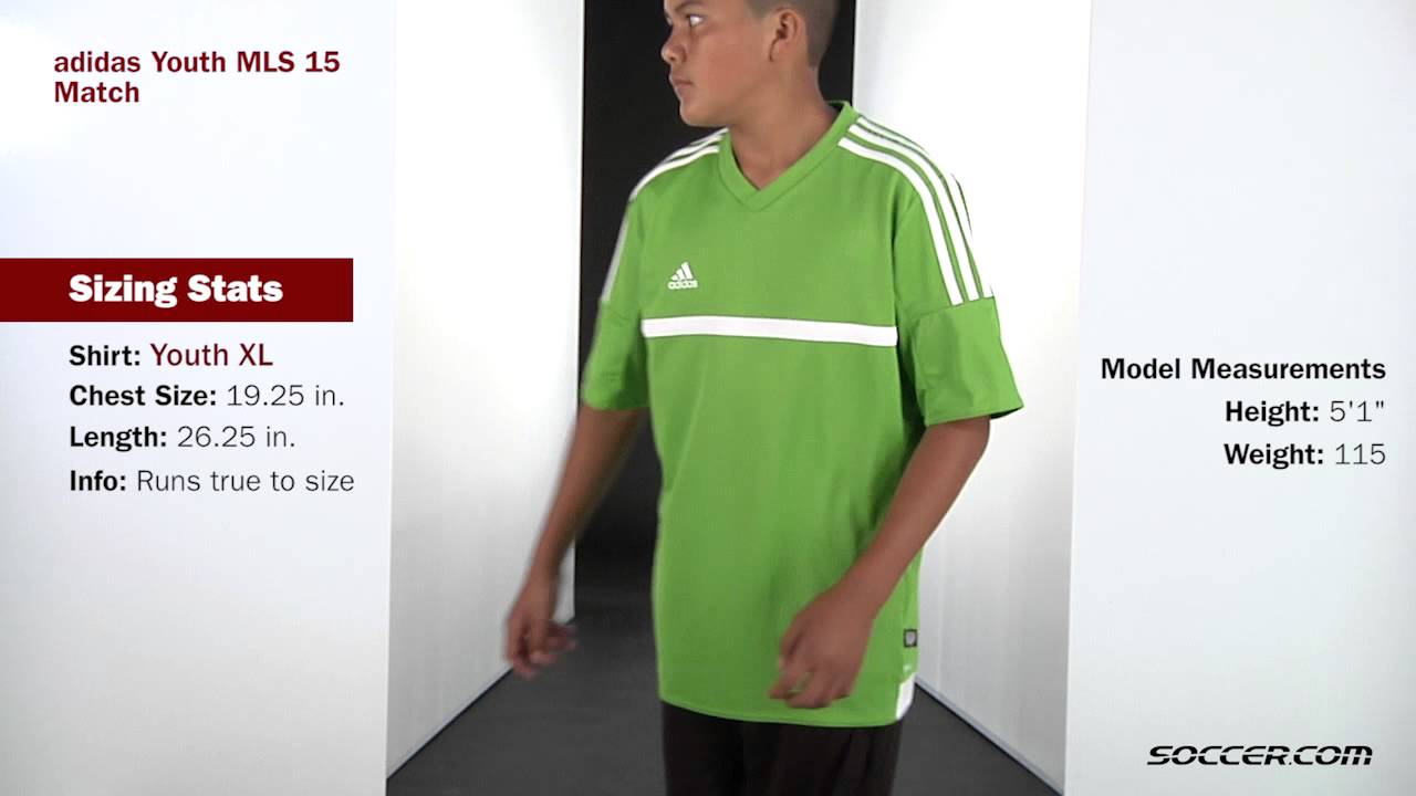 adidas Youth MLS 15 Match Jersey - YouTube