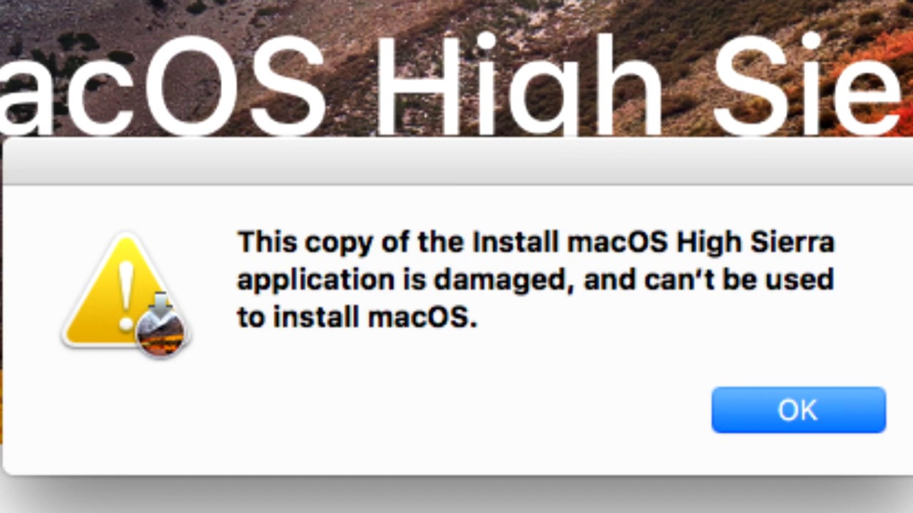 how to install mac os sierra try again