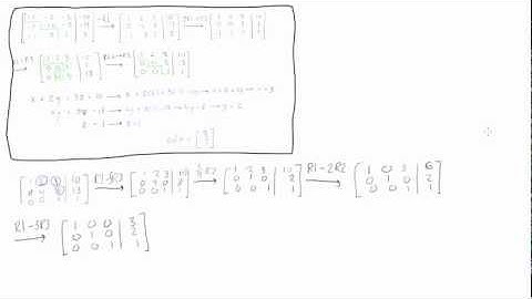 Solve an augmented matrix by finding its reduced row echelon form