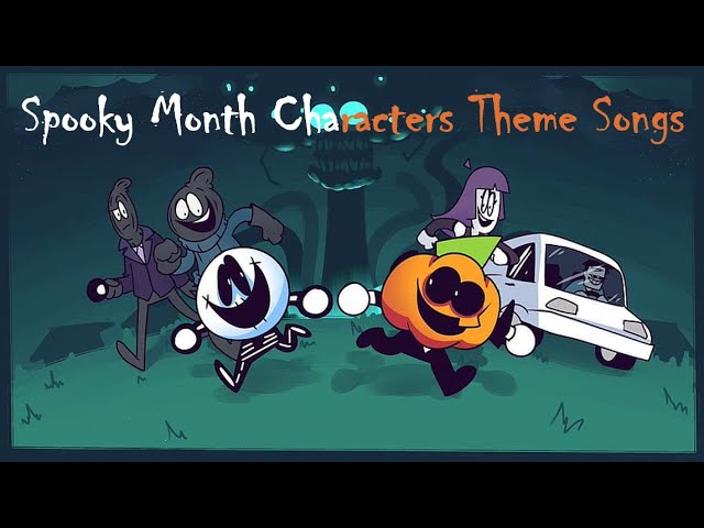 Spooky Month Characters Theme Songs 🦇 Halloween Special 🦇 