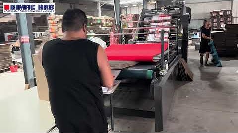 Flute laminating machine | High speed flute laminating machine | HRB flute laminator machine