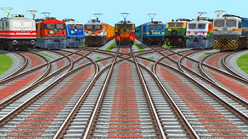 IX RAILS CROSSING FOR CURVED BRANCHED RAILROAD TRACKS BUMPY RAILROAD TRACK/ @Trains_Crossing595 