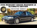 2006 MERCURY GRAND MARQUIS LS ULTIMATE EDITION BLACK ON BLACK
