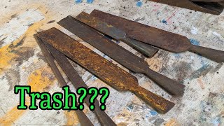 Antique Chisel Repair | From Trash to Excellence in 20 mins