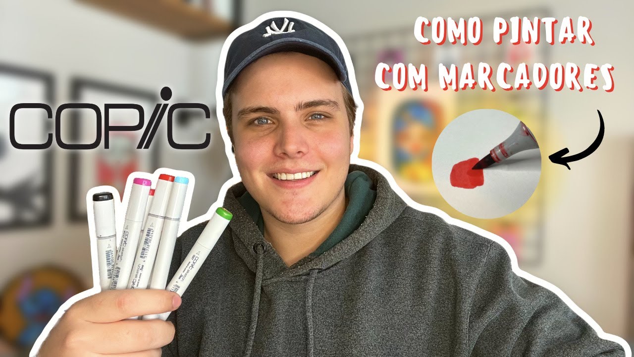 COMO PINTAR COM MARCADORES | Dicas de como usar COPIC